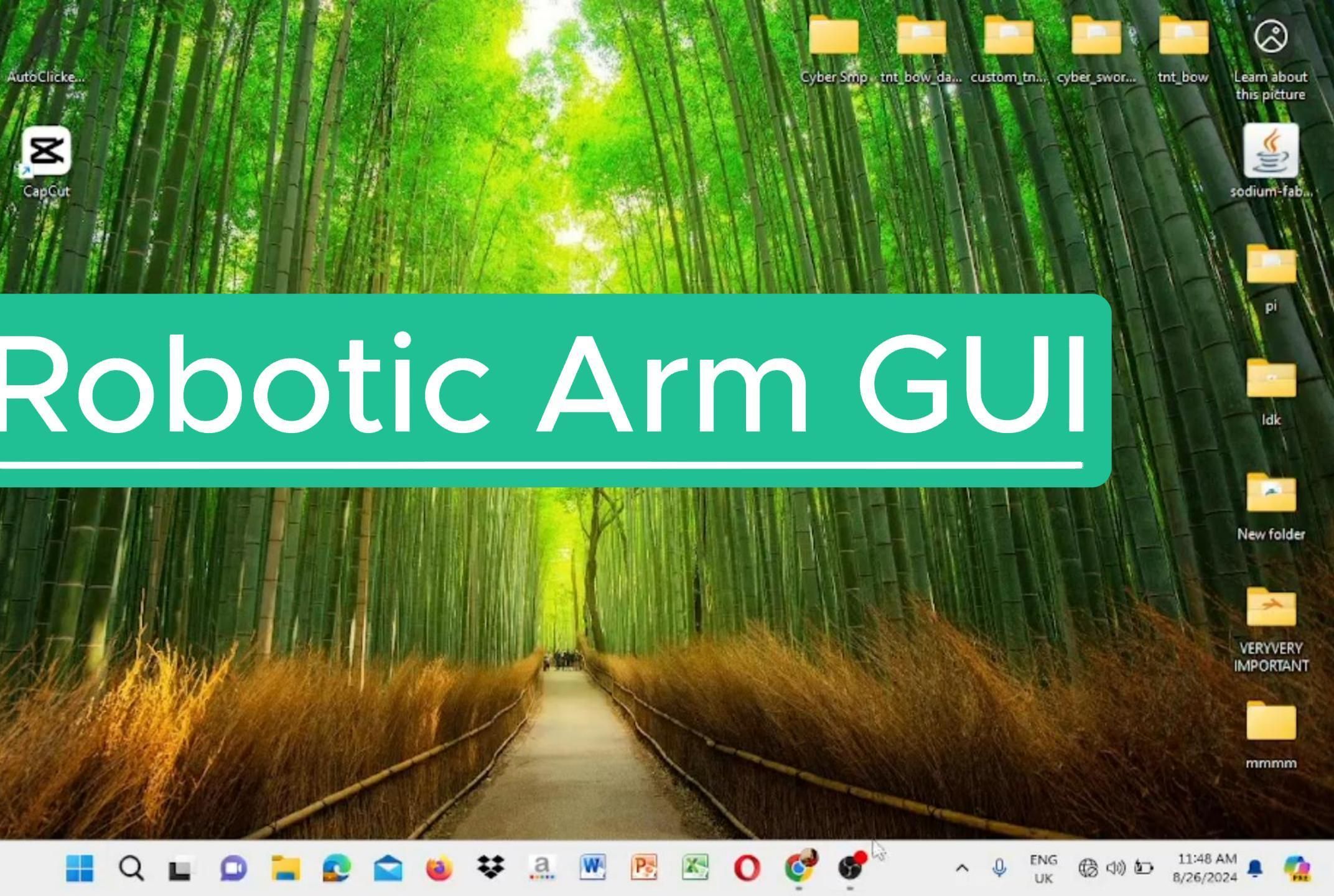 Servo Motor / Robotic Arm GUI