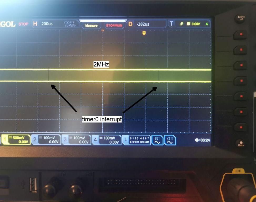 Arduino Timer0 Interrupt Problems