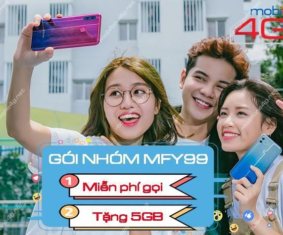 Gói Cước MFY99 MobiFone Miễn Phí Gọi Nhóm, 5GB Data Chỉ 99k