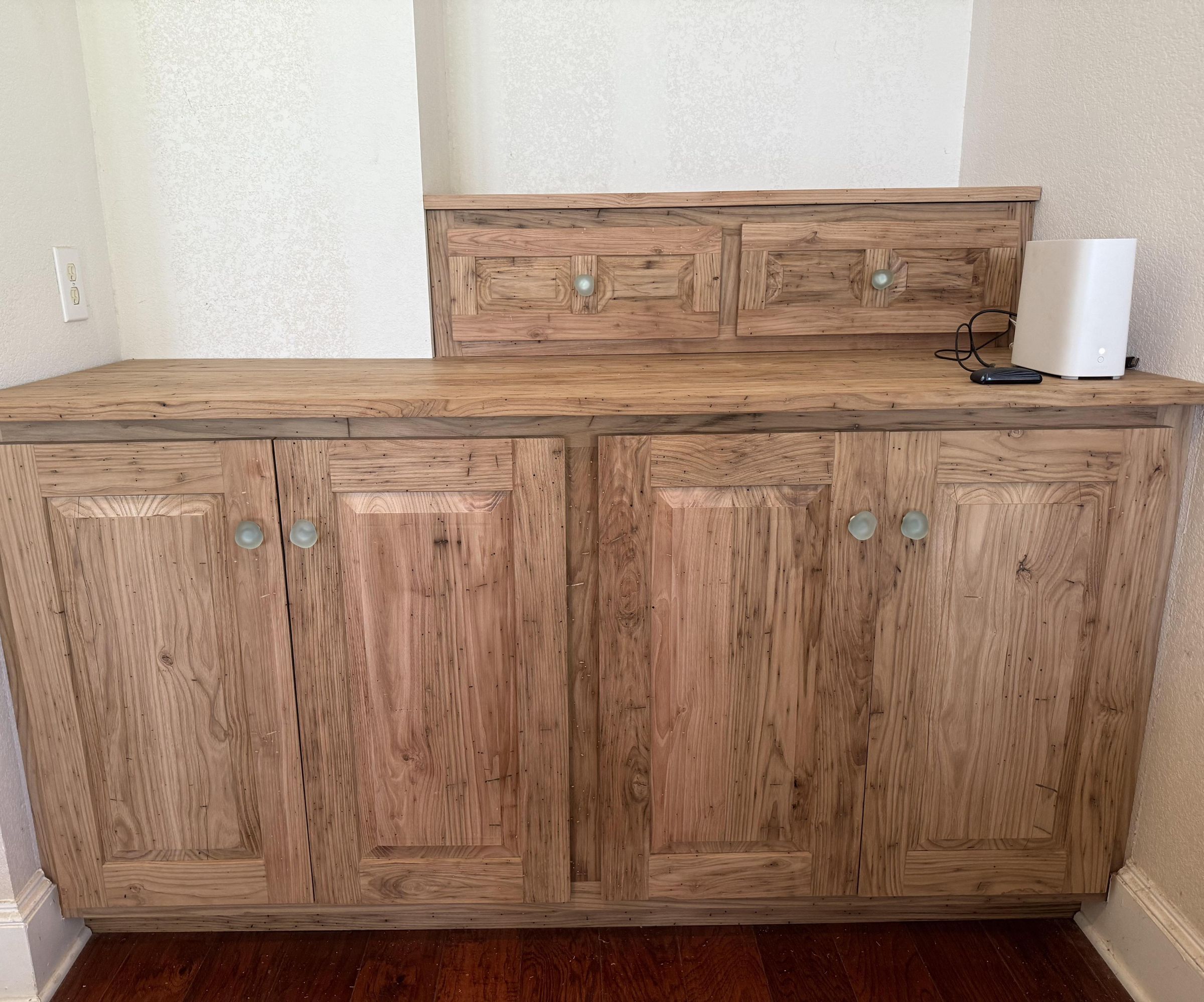 Home Repair - Entertainment Center Cabinets (and a Little Bit of Plumbing)