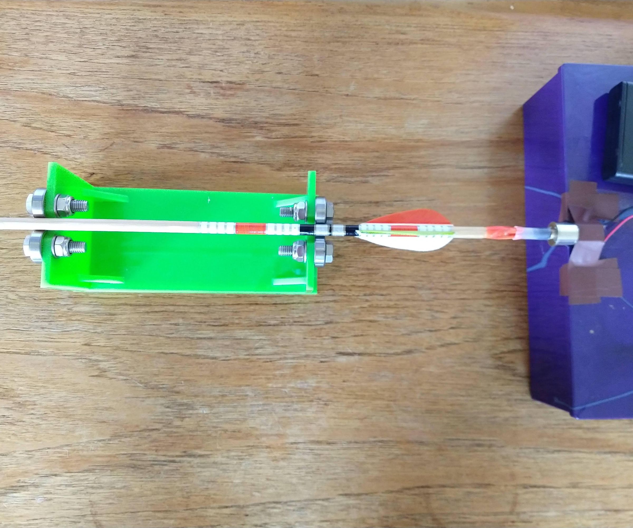 Archery Straightness Tester and Cresting Jig