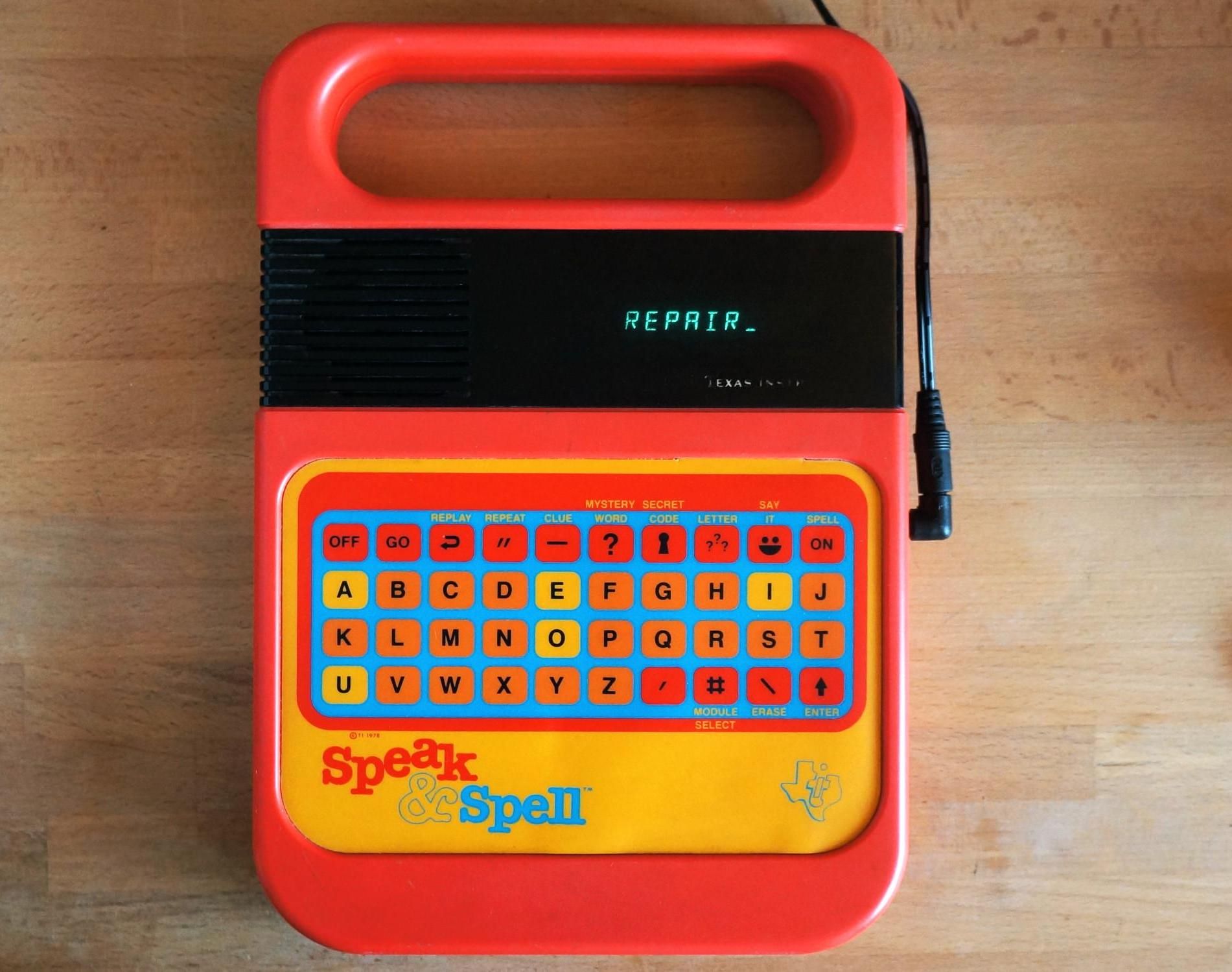 Speak and Spell Power Board Repair