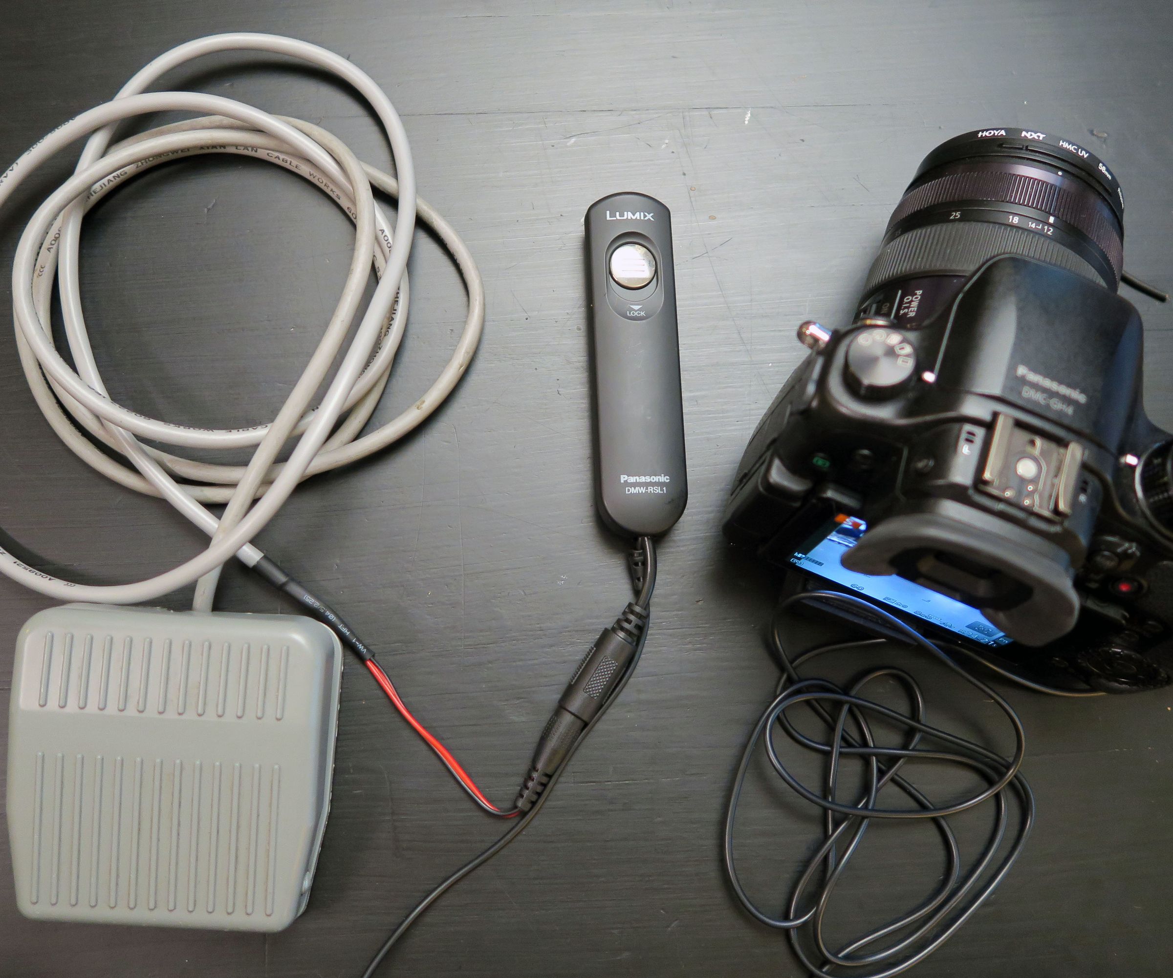 Foot Switch Camera Trigger for GH4