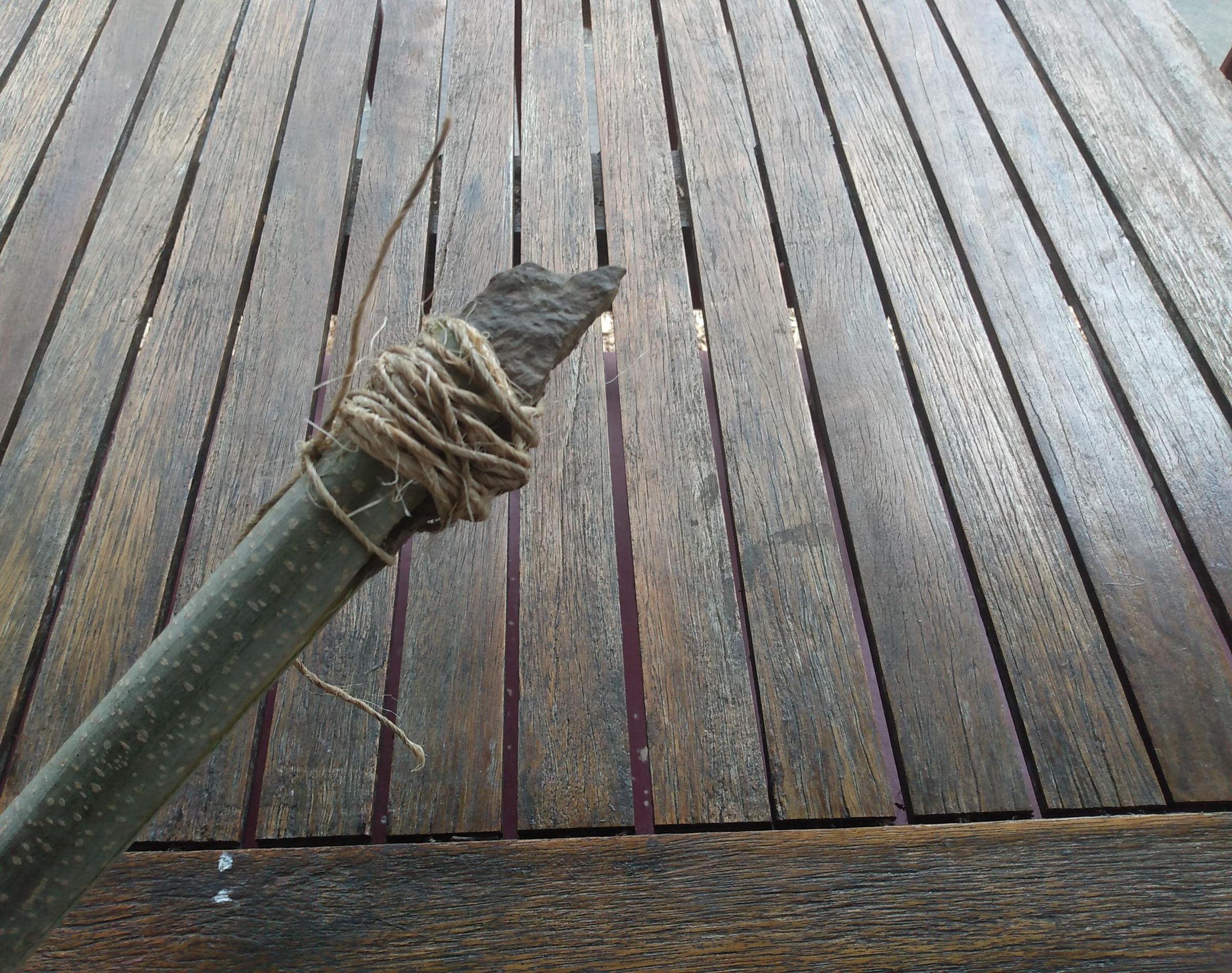 Easy DIY Medieval Stone Spear
