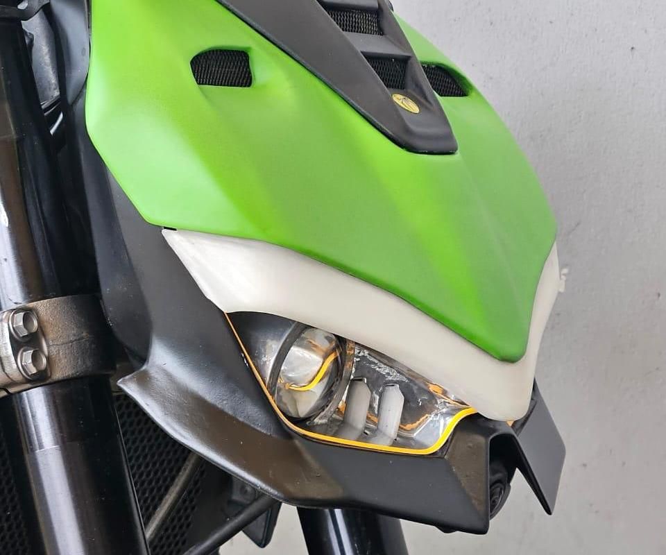 3D Printed Street Fighter Headlamp With Demon Eye