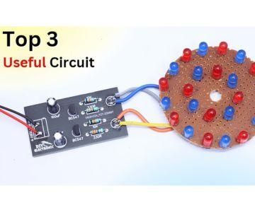 LED Flip Flop Circuit Using BC547 Transistor