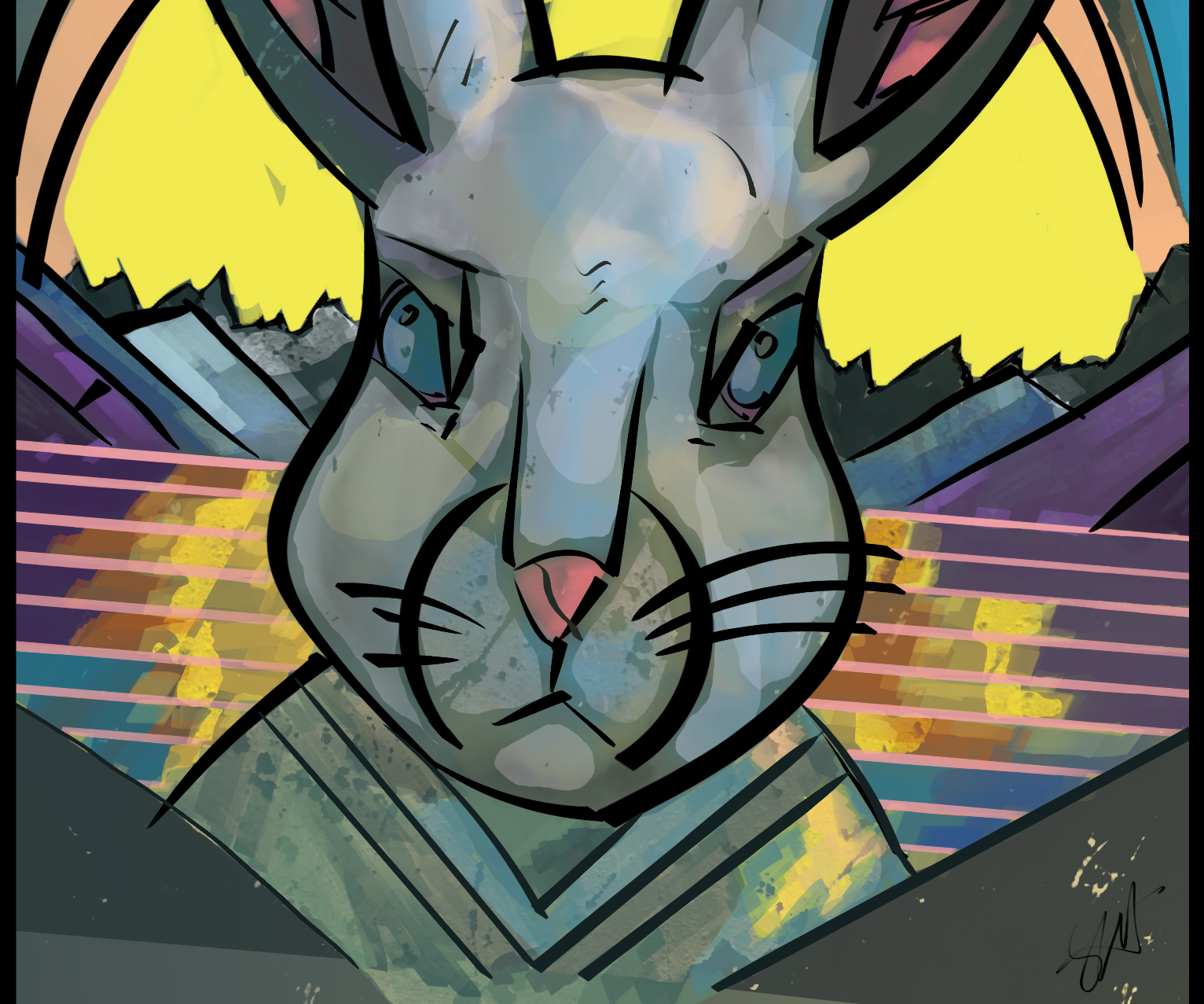 Samurai Bunny - Digital Markers