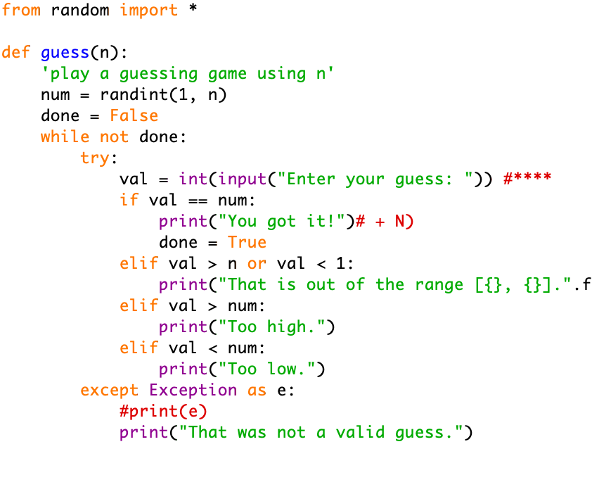 Python Guessing Game