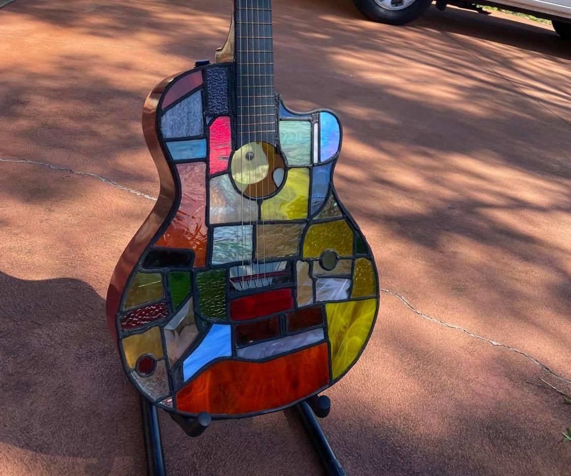 Stained Glass Guitar