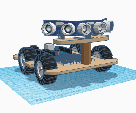 Hand-Following Car: Arduino and Ultrasonic Sensors Powered