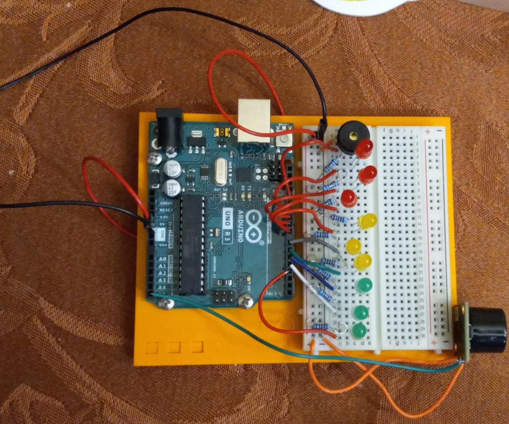Car Collision Prevention System Using an Arduino and Ultrasonic Sensor