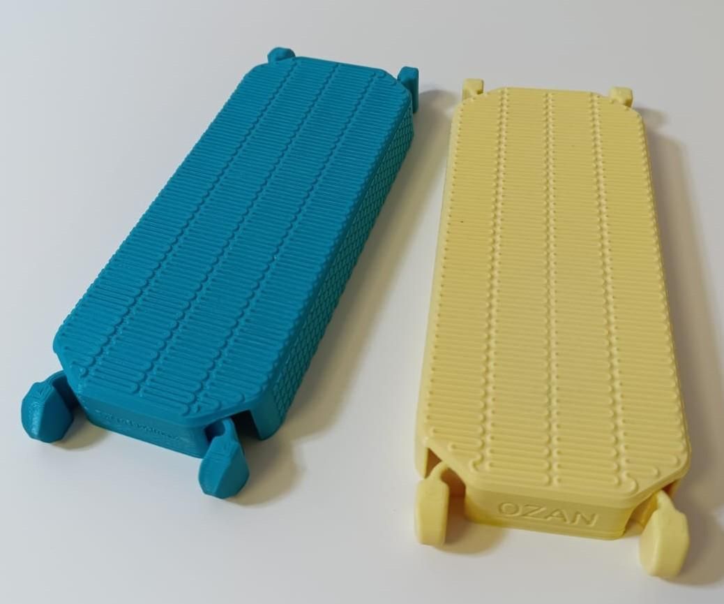Friction Pattern for 3D Printed Guitar Footstep