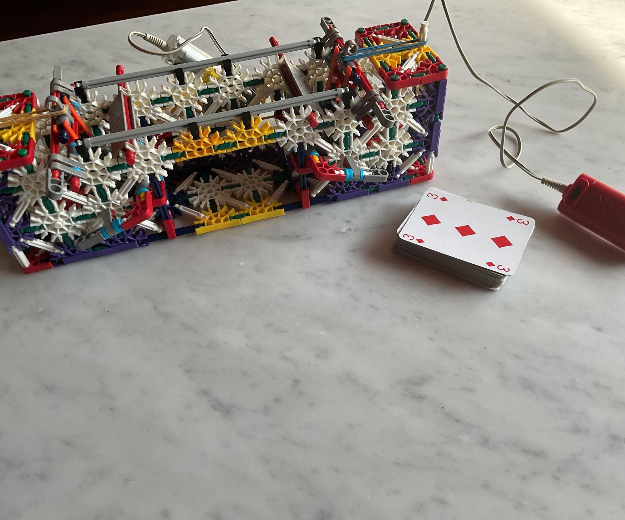 Knex Automatic Card Shuffeler