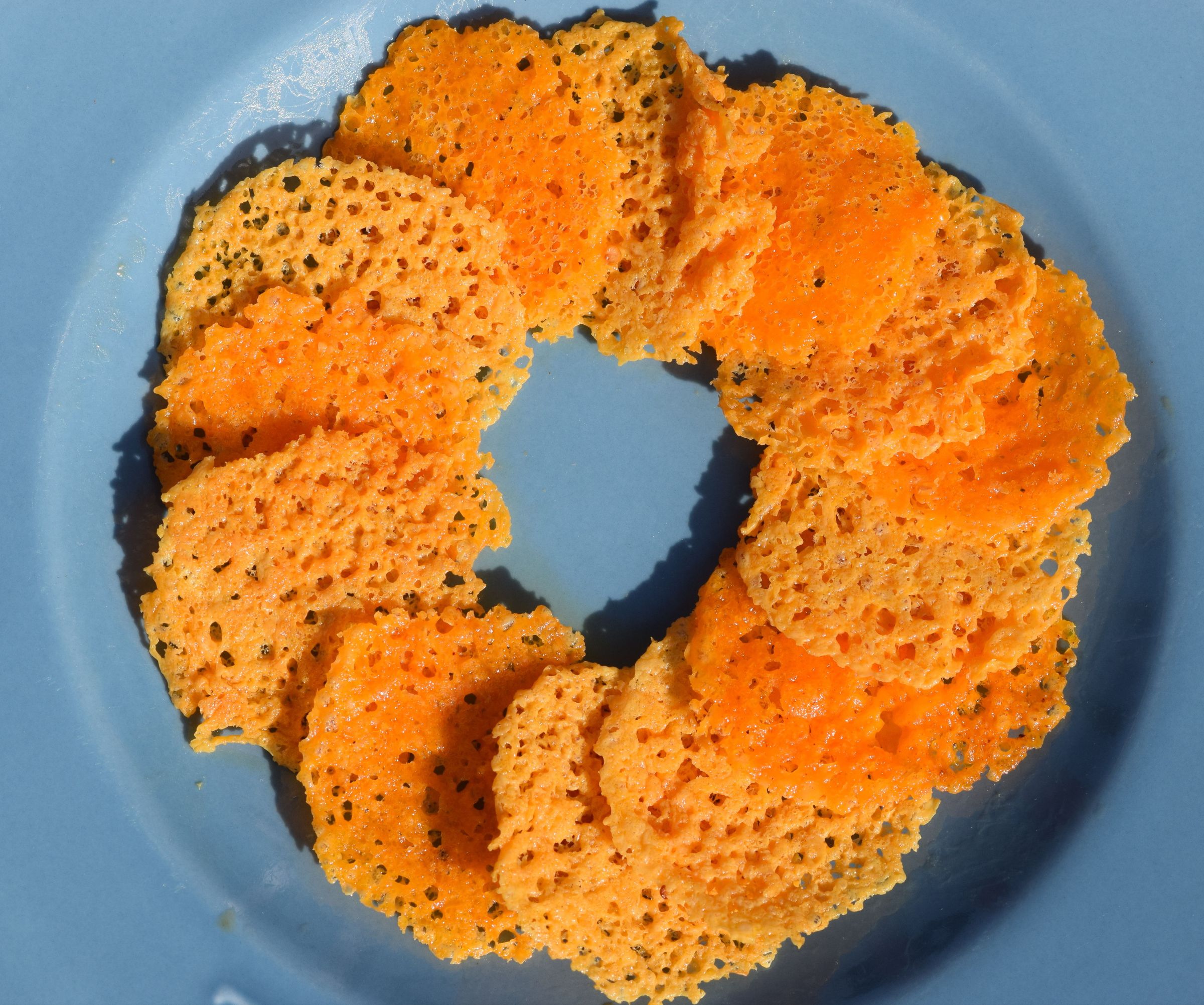 Orange Lace Chips and Wraps