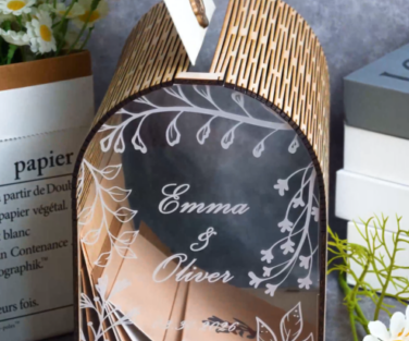 How to Laser Cut a Wedding Card Box?