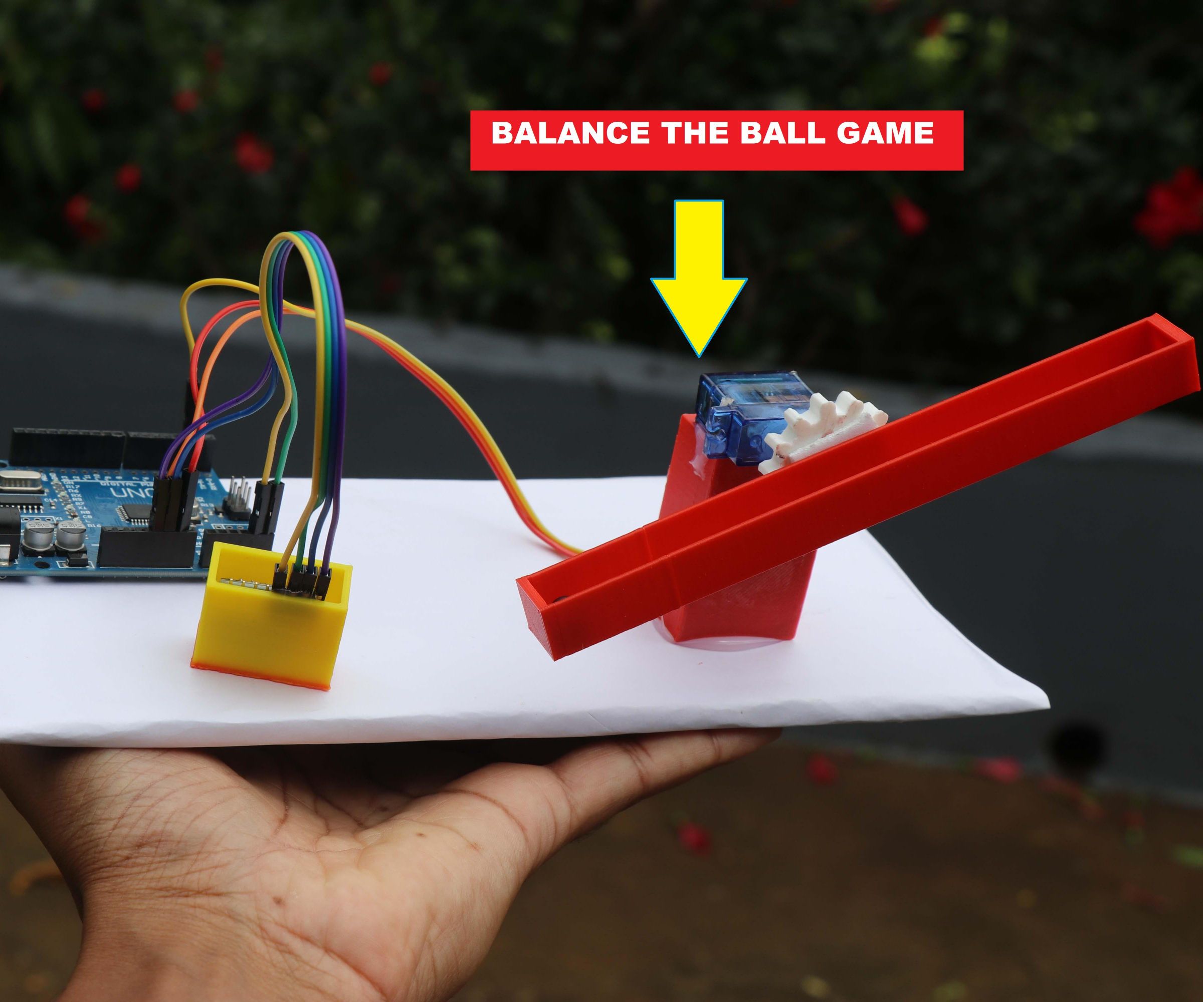 DIY Ball Balancing Game Using Arduino at Home