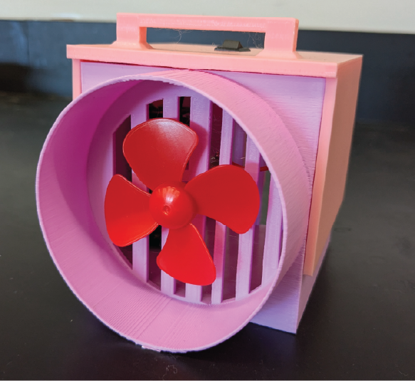Cube Shaped Portable Fan
