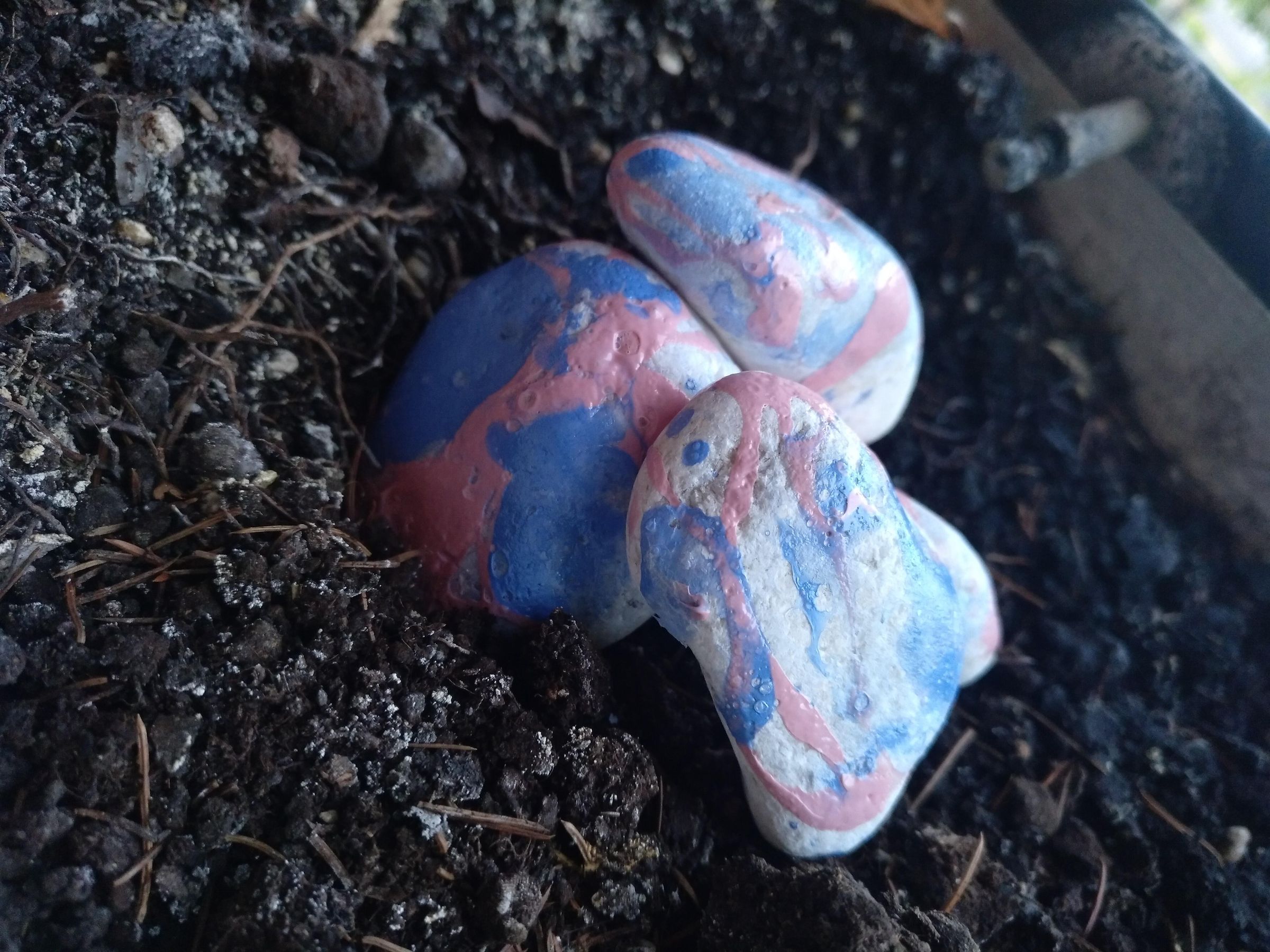 Marble Stones With Paint