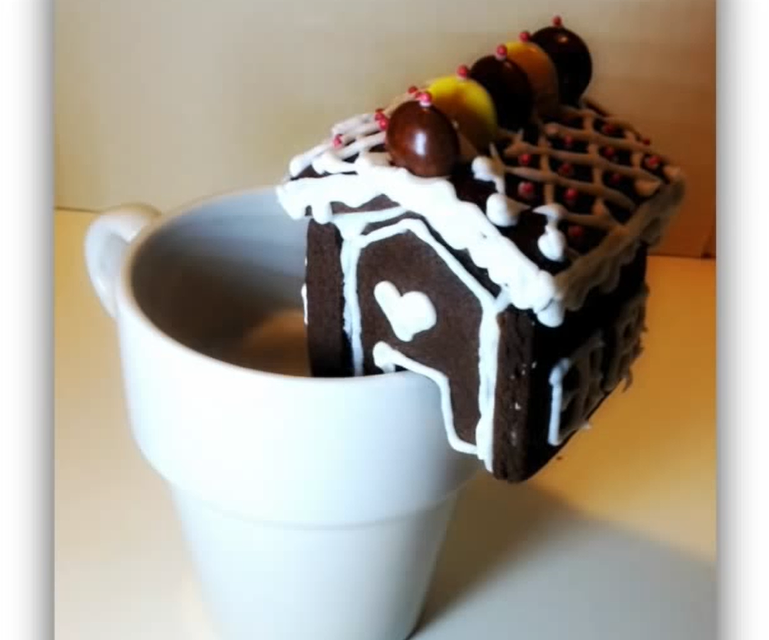 Cookie House on a Cup (no Gingerbread!)