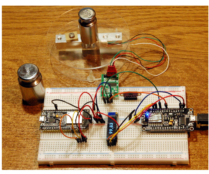 Digital Scale With HX711 and ESP8266 / ESP32 in Micropython