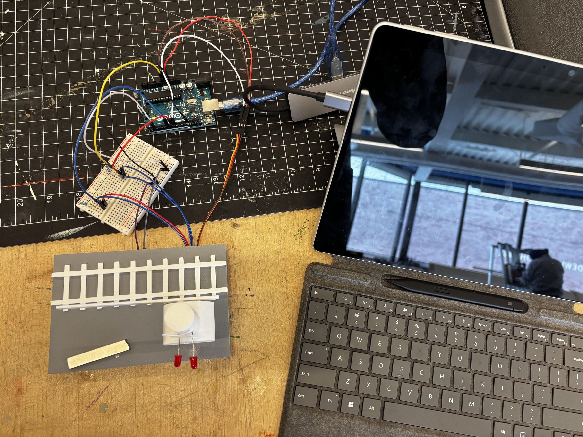 Creating a Functioning Mini Railway Crossing