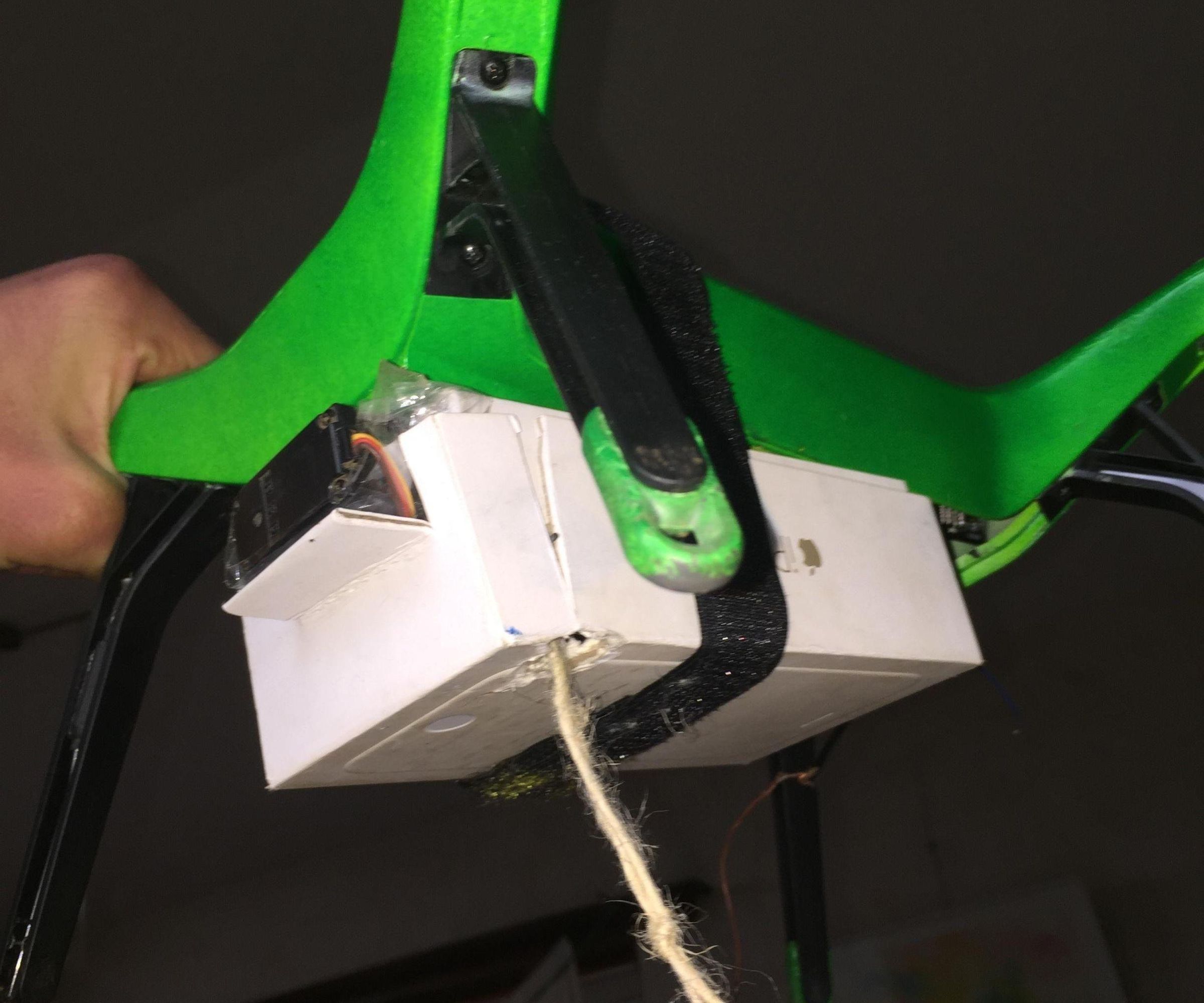 Remote servo dropper for drone fishing super neat