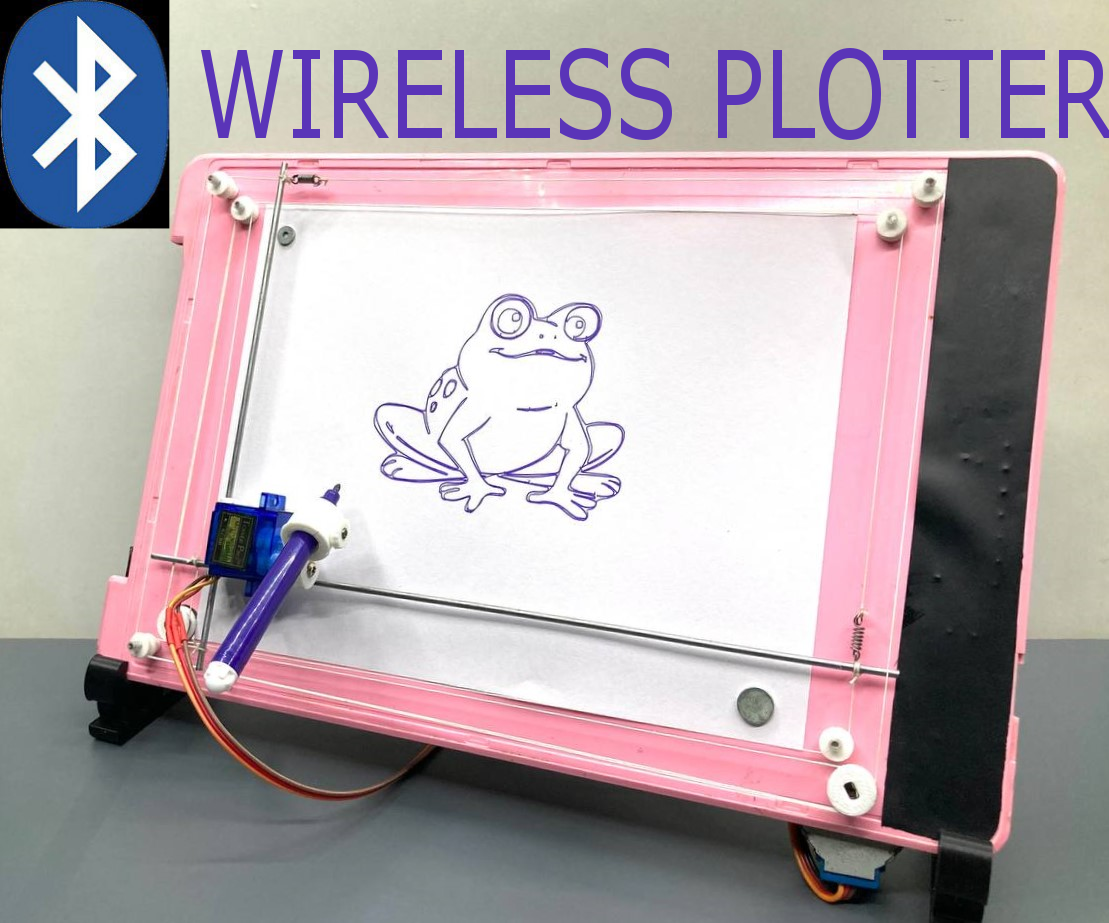 Wireless Plotter (Mini CNC Plotter + Bluetooth)
