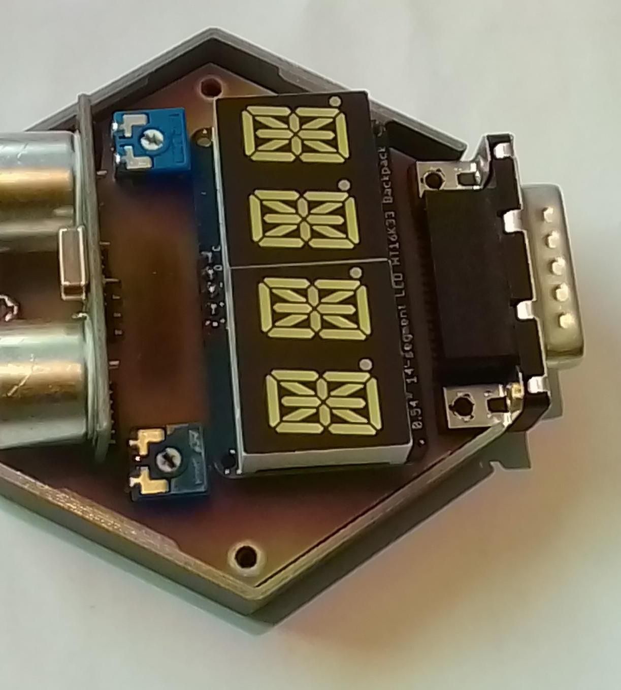 Around the Adafruit Playground III: Distance Sensor and Display Expansion Board