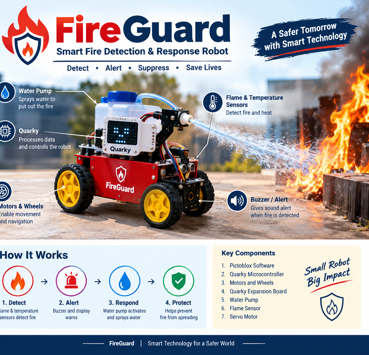 FireShield – Autonomous Fire Safety Robot