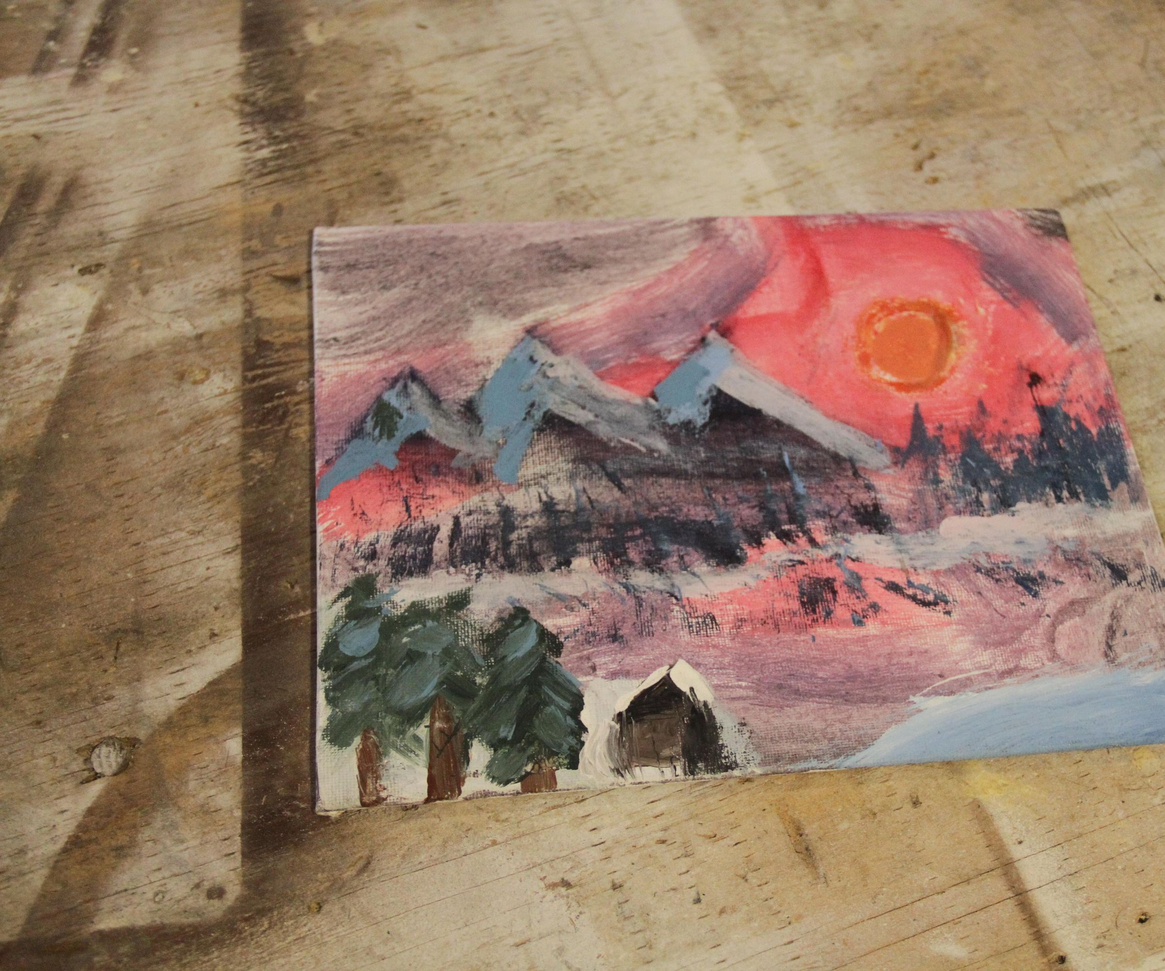 Scrap Wood Art Frame