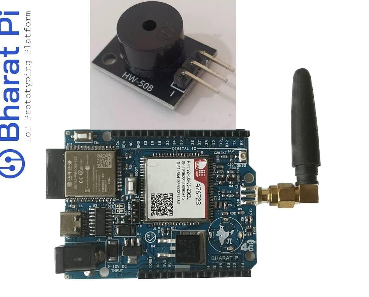 Buzzer_using Bharat Pi