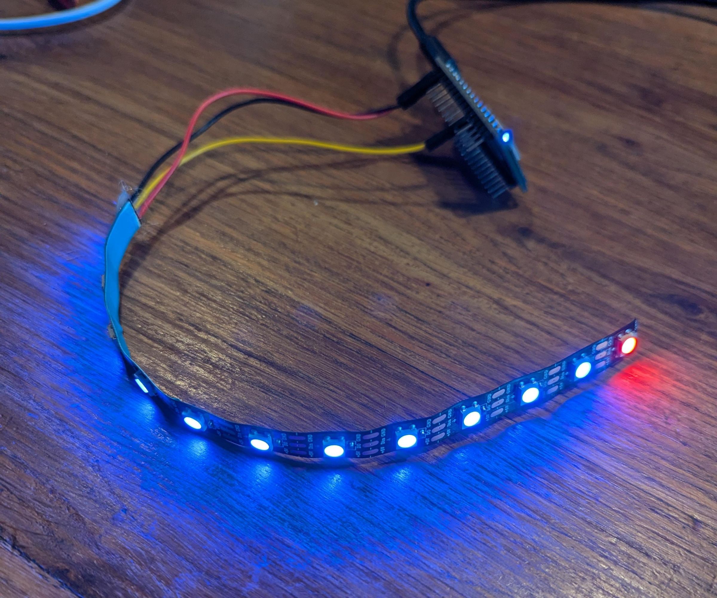 Led Strip Influenced by Weather