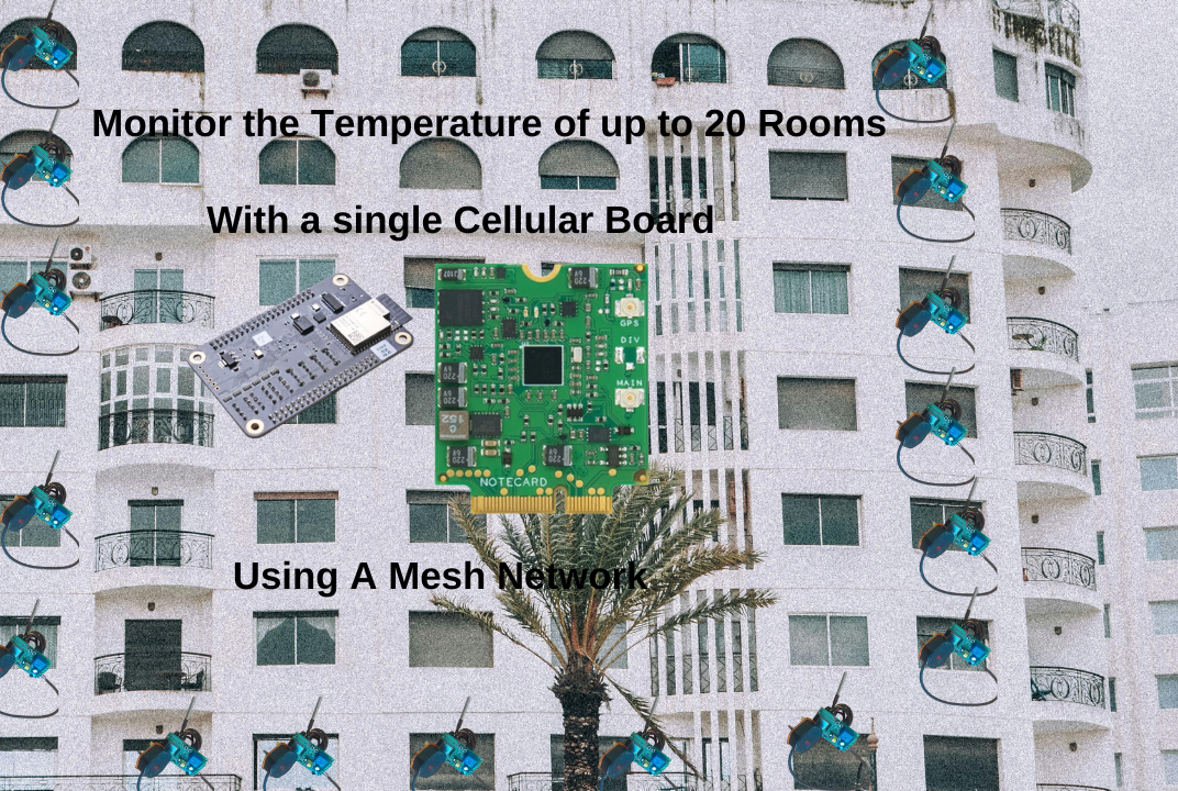 Blues Remote Temperature Monitoring System Using Blynk IoT
