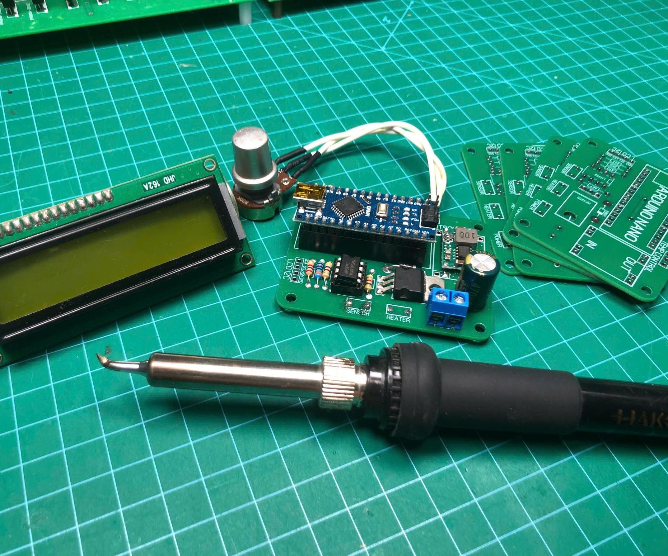 DIY Hakko 907 Soldering Station With Arduino Nano