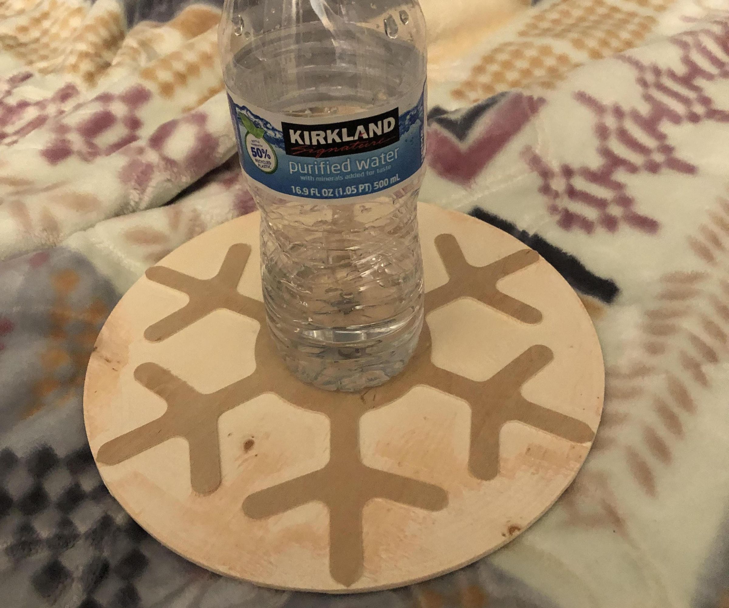 CNC Holiday Snowflake Drink Coasters