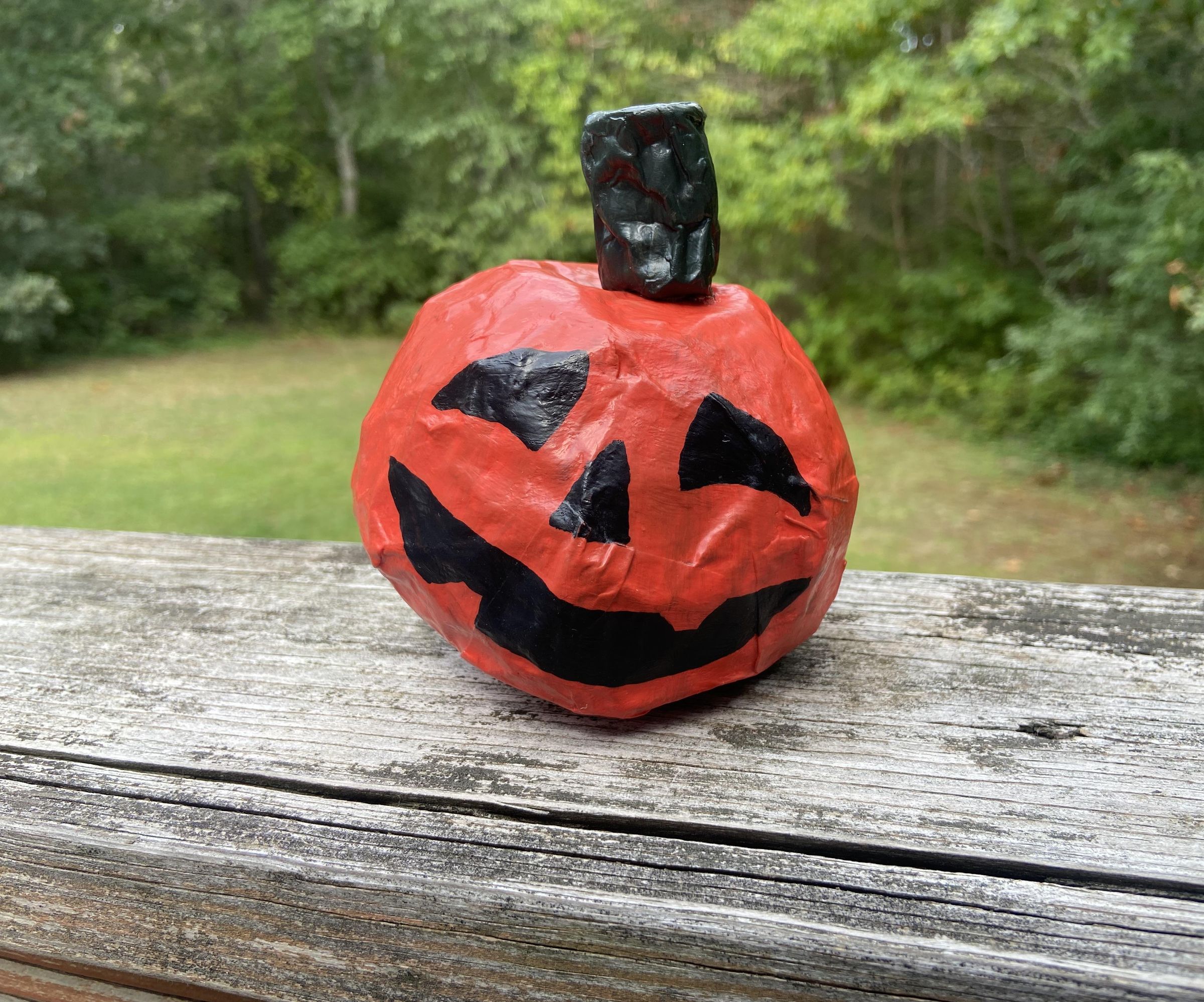 Paper Mache Pumpkin