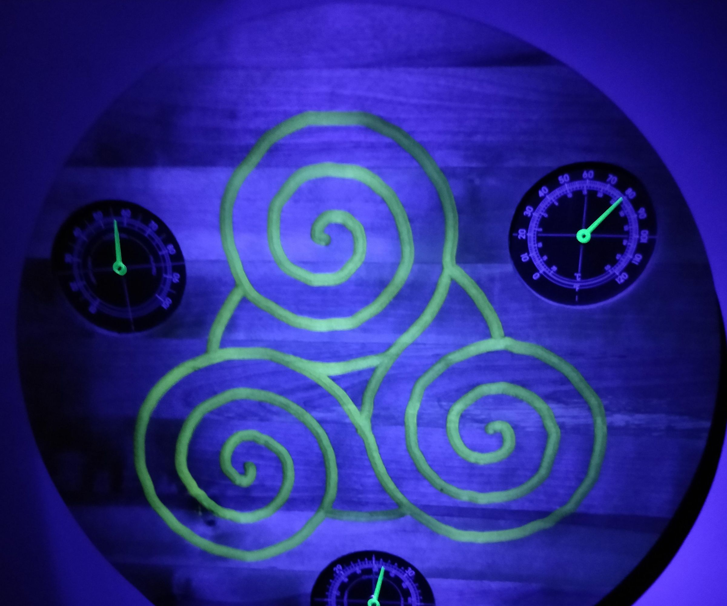 Upcycled Oak Triskelion Weather Station