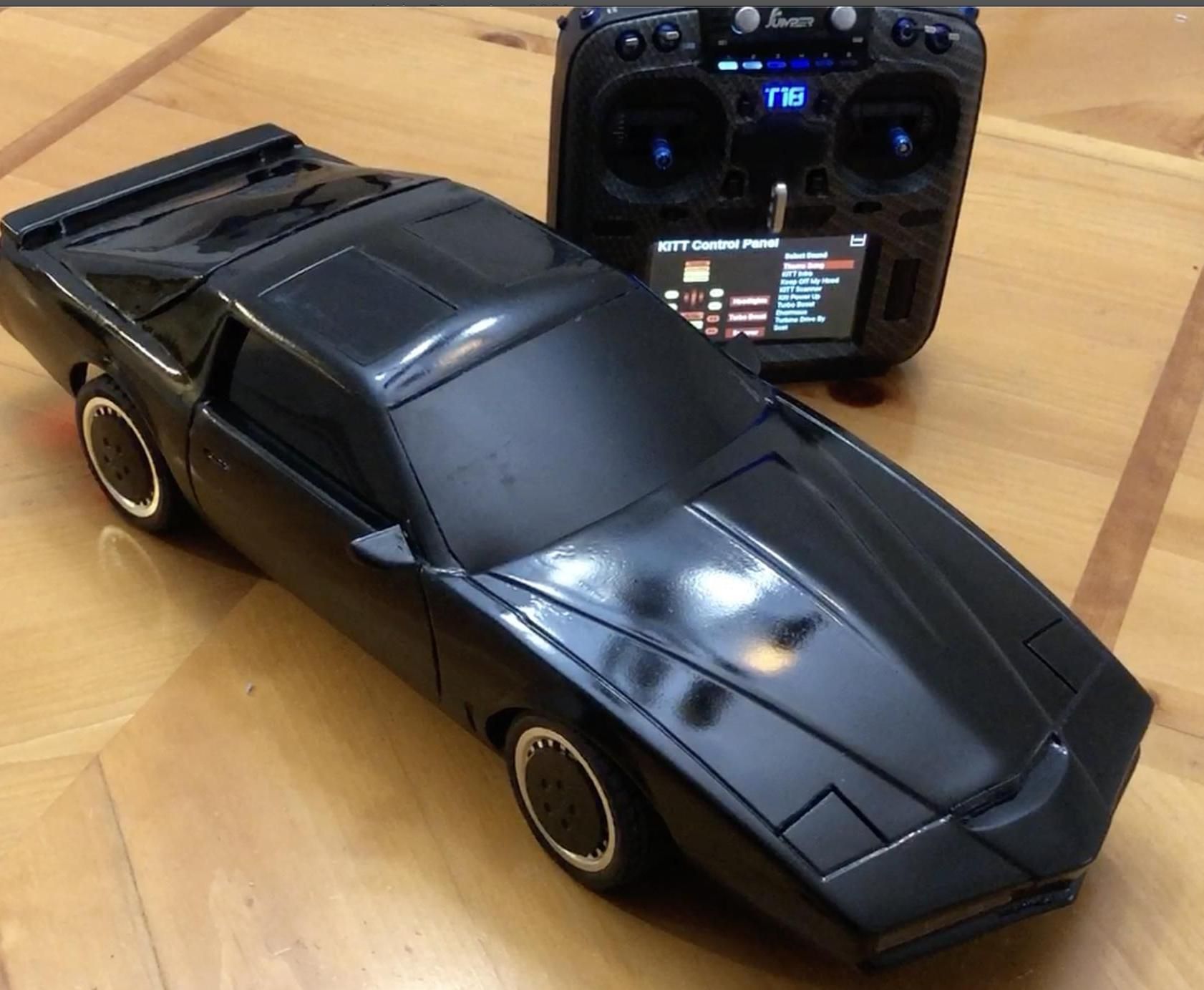 RC Knight Rider KITT Car With Touchscreen Lua Script (EdgeTX) Control