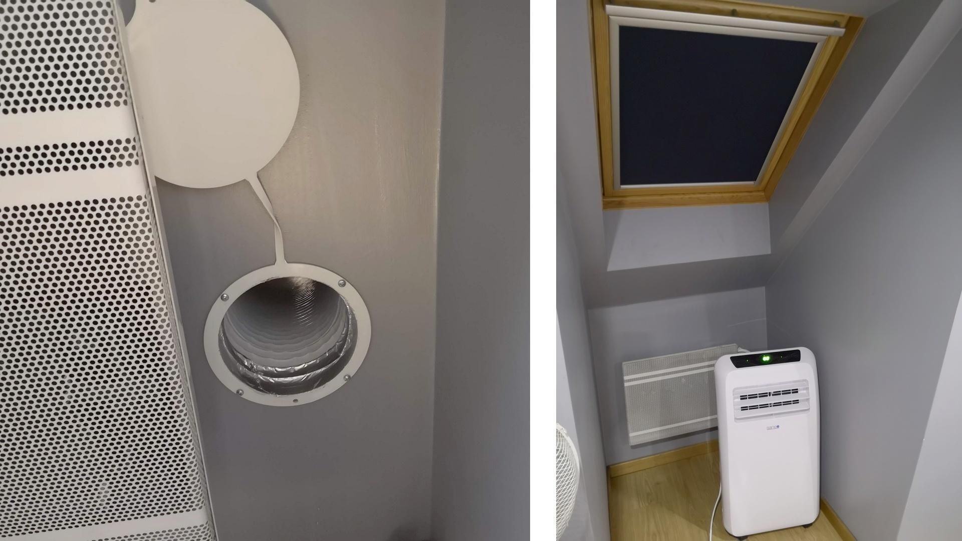 Wall Exhaust for Mobile Air Conditioner