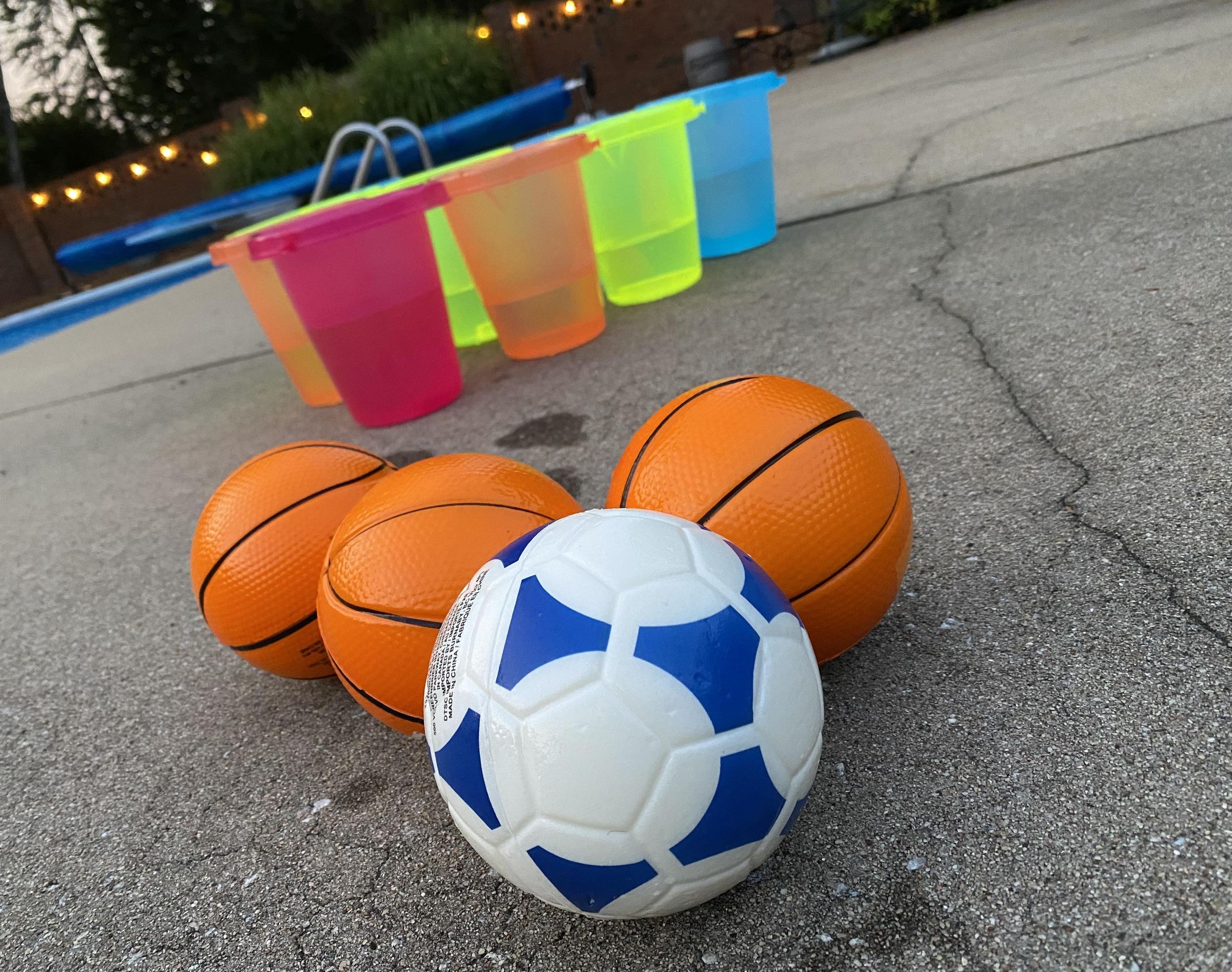 Pool Pong Yard Game