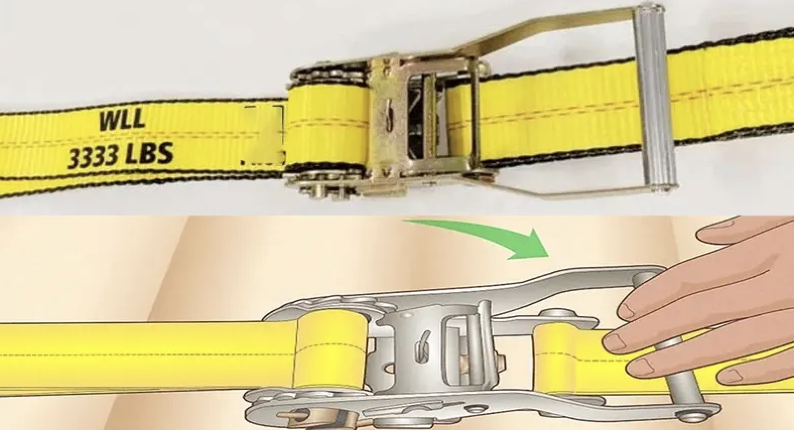 How to Use a Ratchet Strap With Hooks