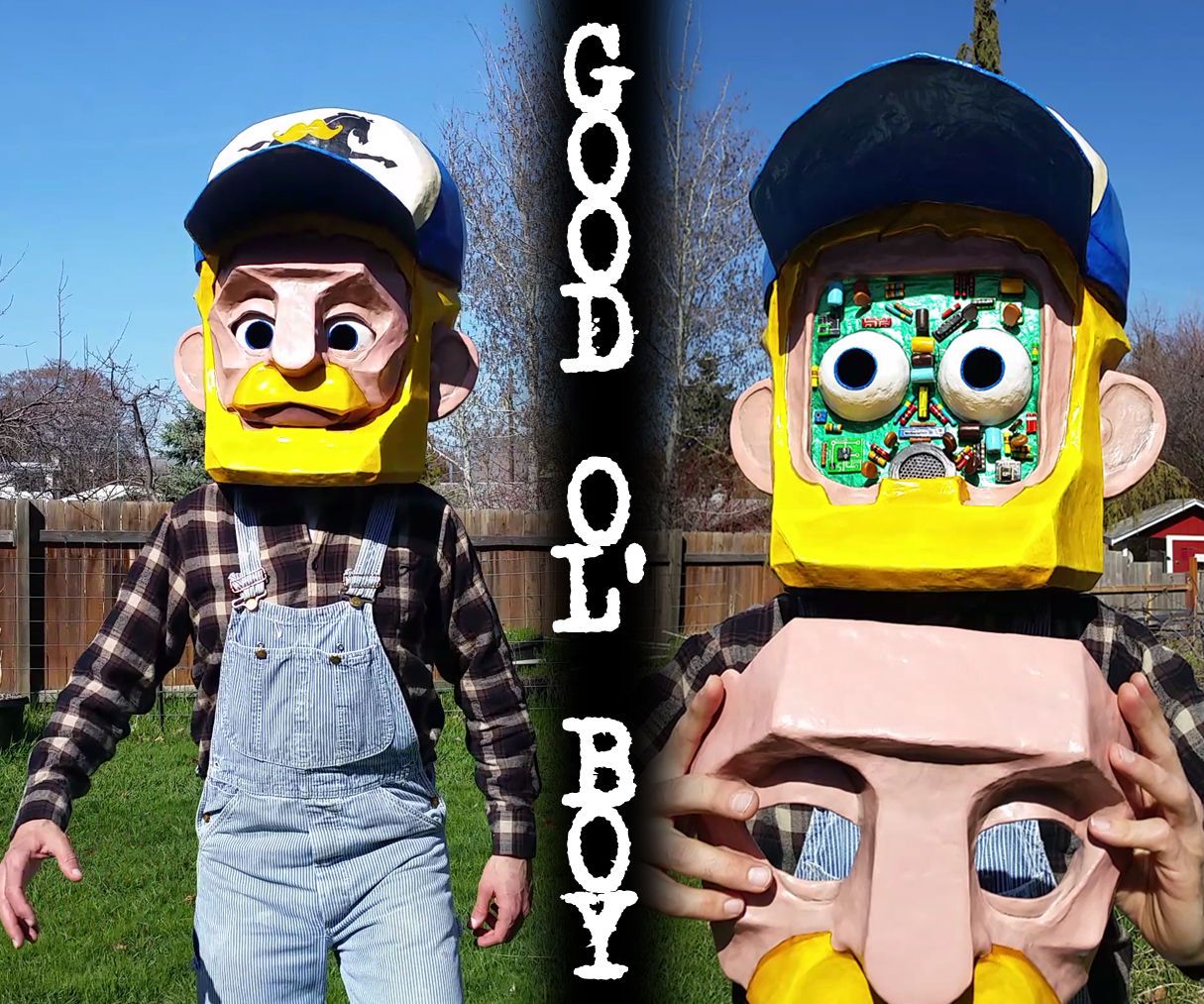 Robot Redneck Mask