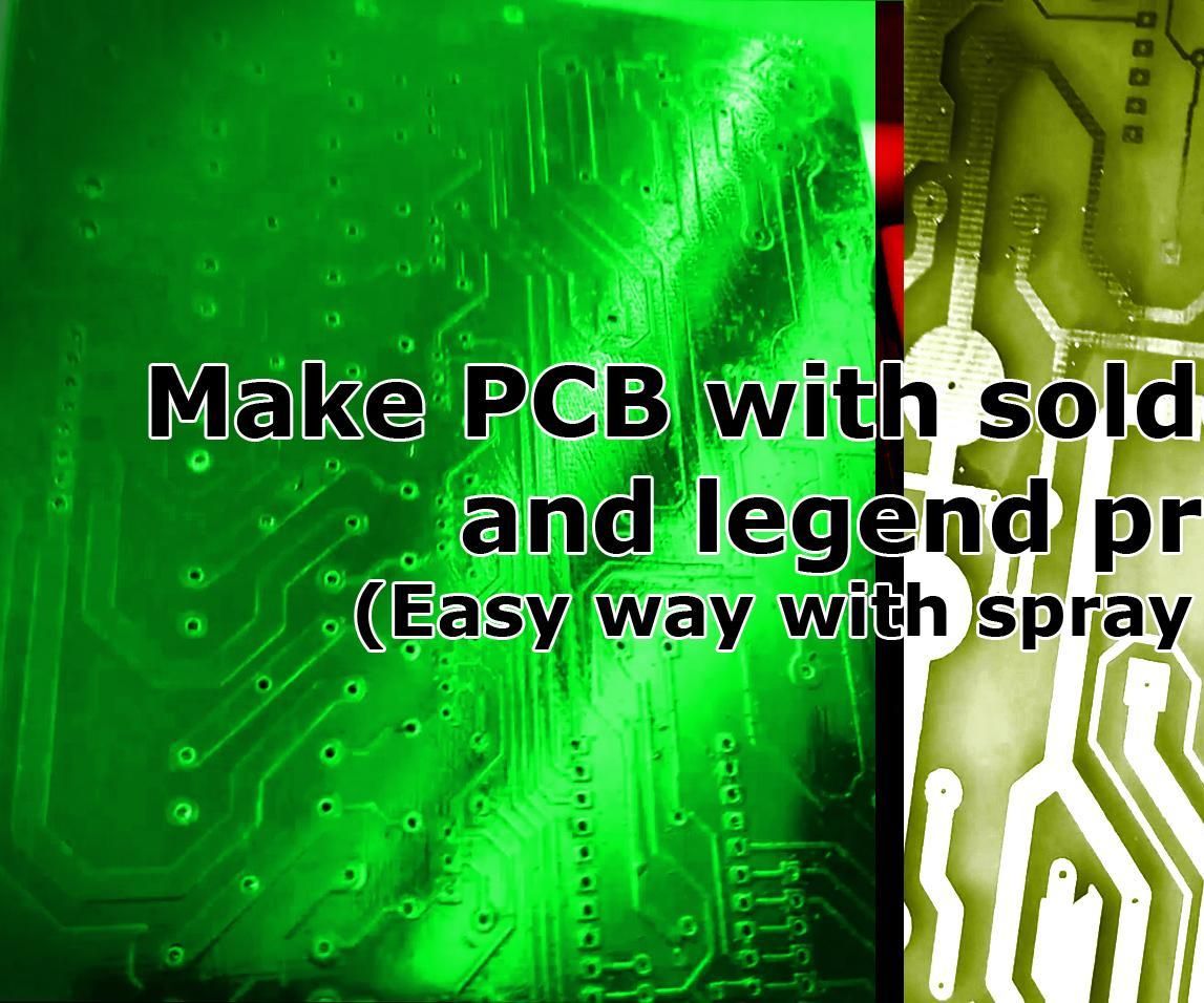 DIY PCB With Spray Paint (video + Pictures)