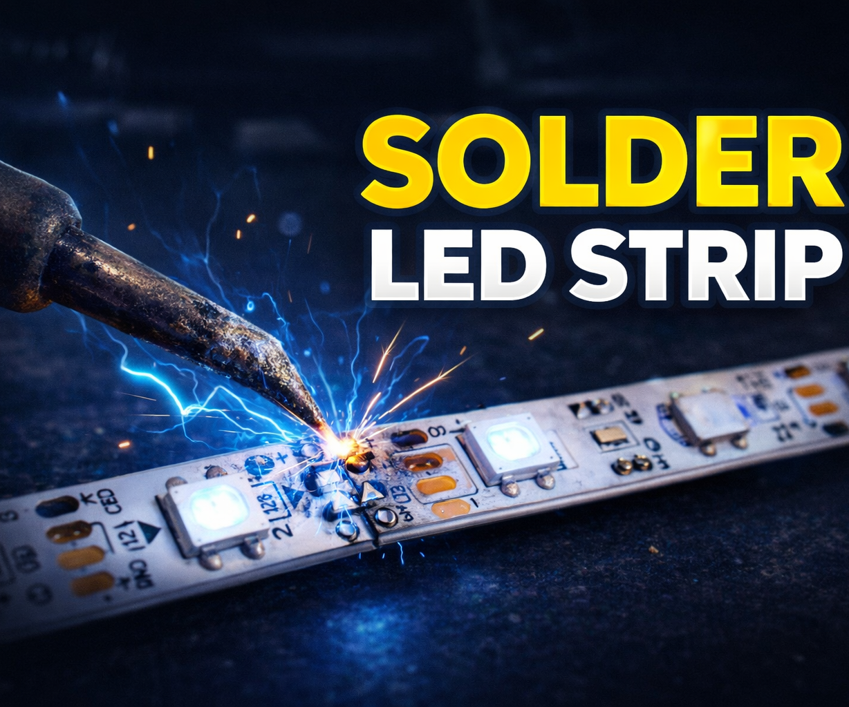 How to Solder a LED Strip