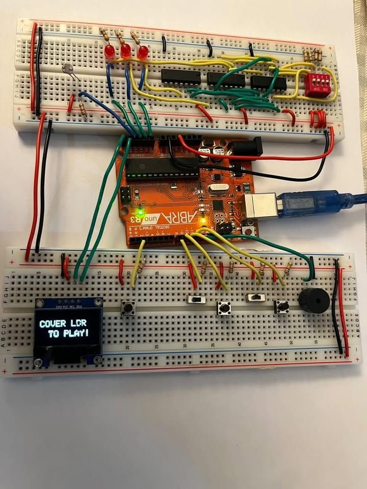 Interactive Binary Learning System: 2-Bit Adder Trainer and Binary Battle Game