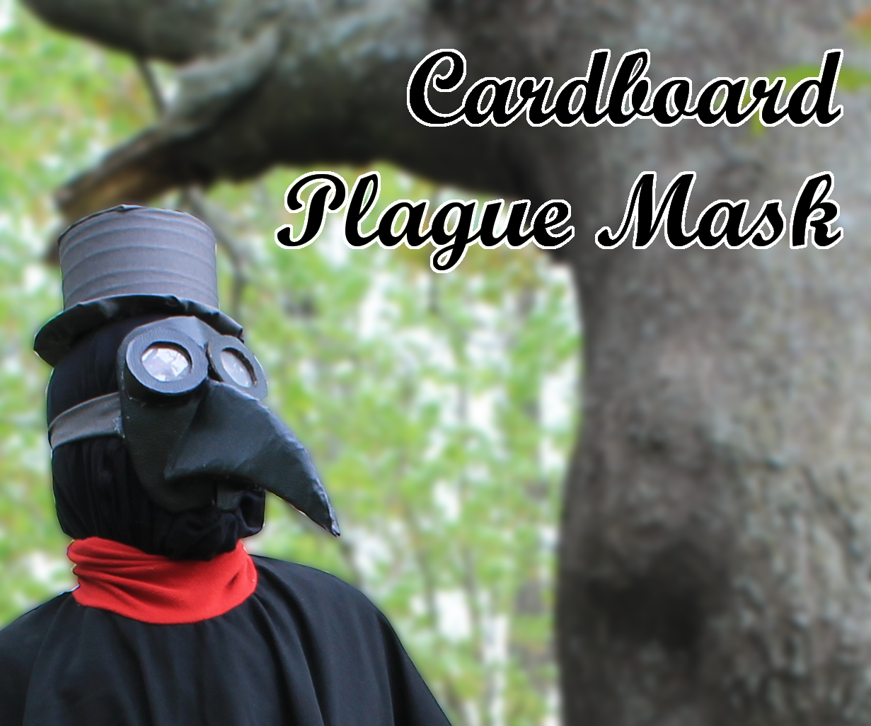 Cardboard Plague Mask