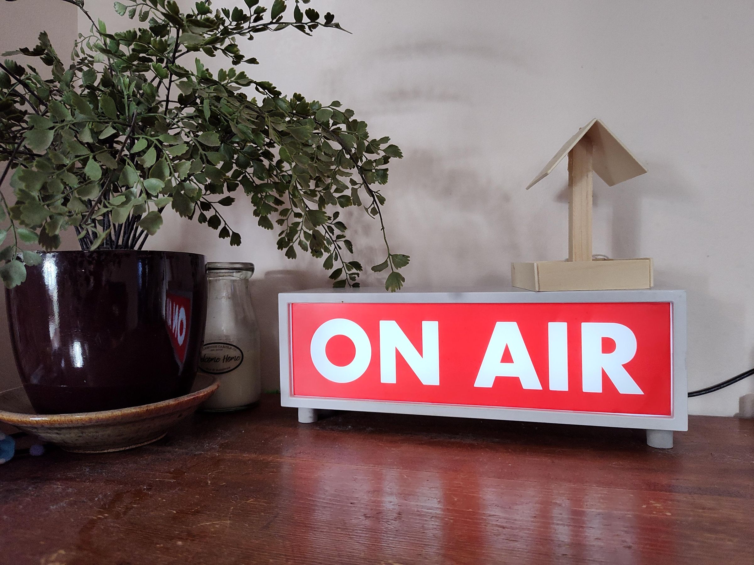 Browser-controlled ON-AIR Light Modification