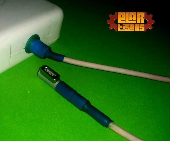 MacBook Pro - MagSafe 1 - Reparación y modificación antirrotura.