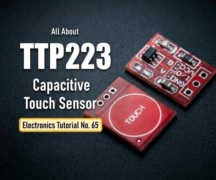 All About TTP223 Capacitive Touch Sensor