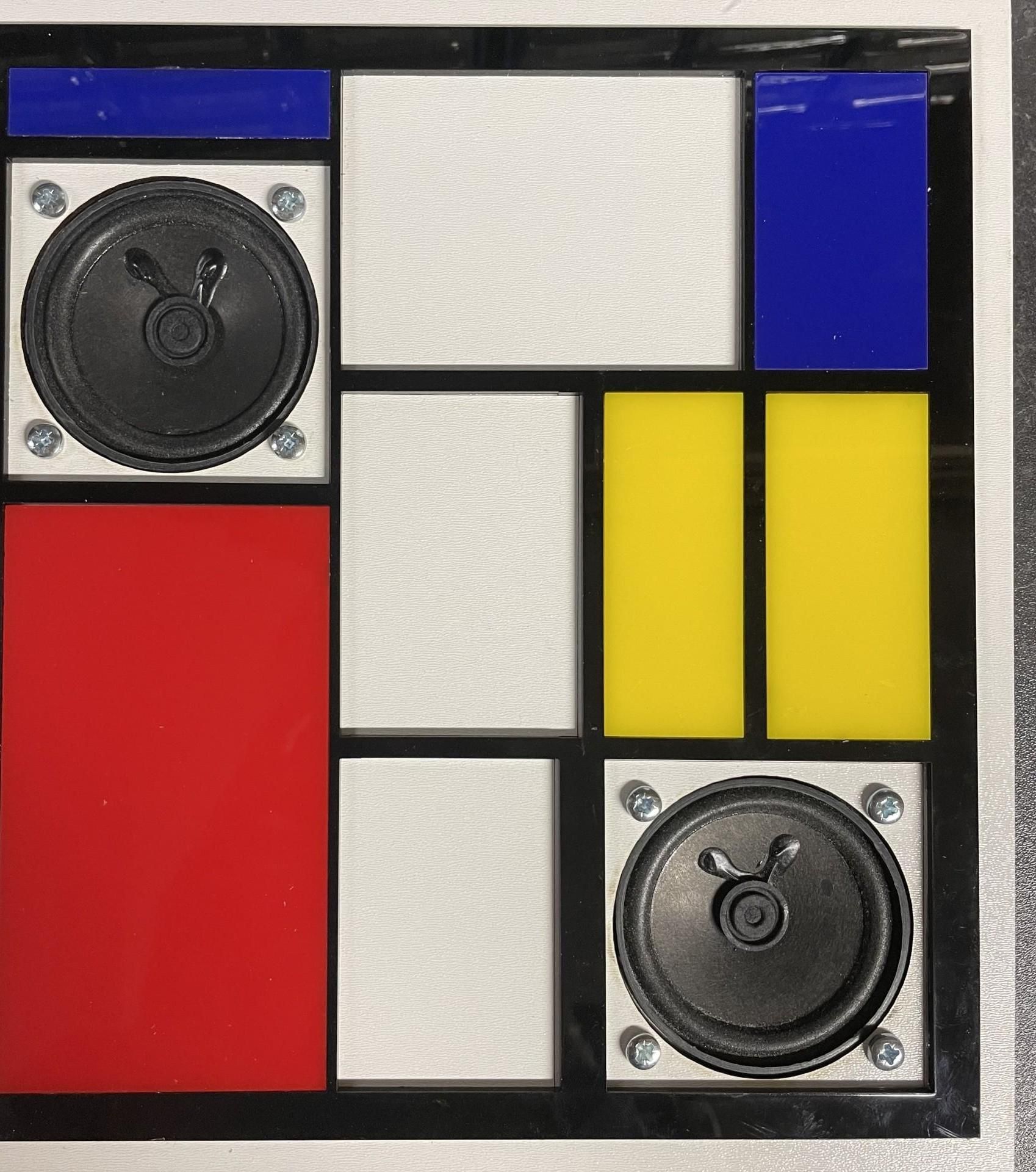De Stijl Themed Bluetooth Speaker